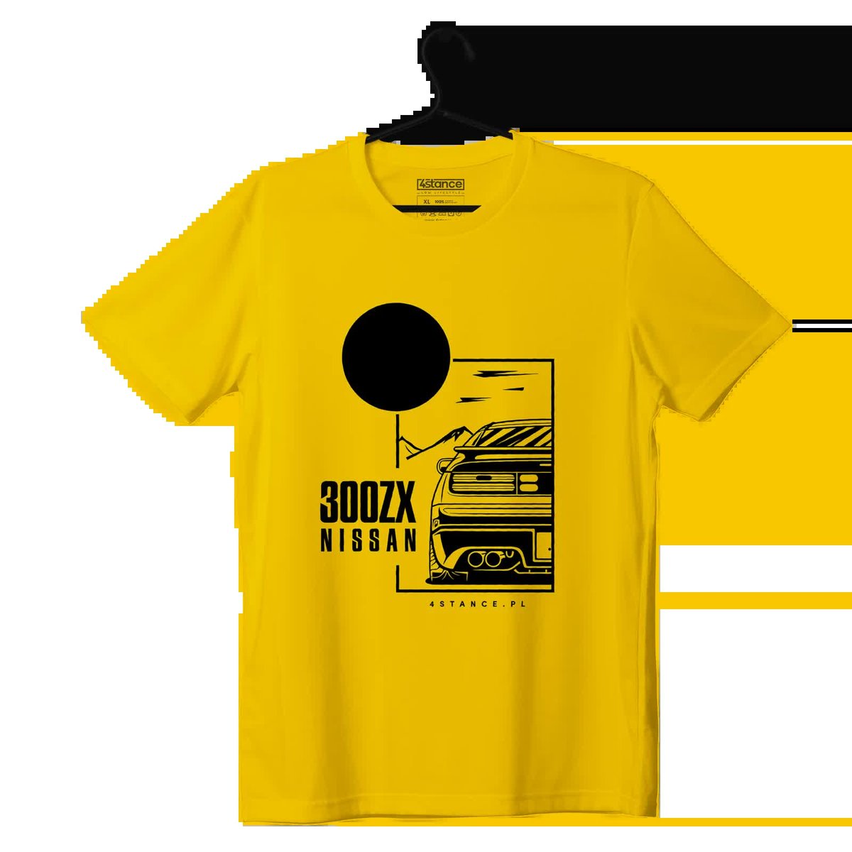 T-shirt koszulka Nissan 300ZX żółta-XXL