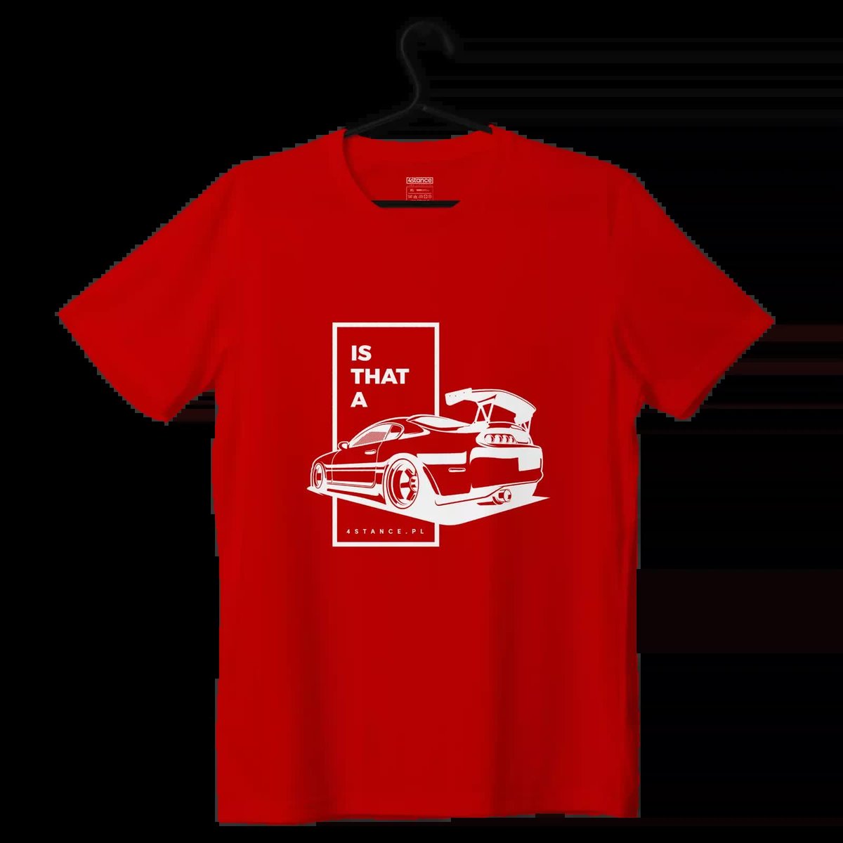 T-shirt koszulka IS THAT A SUPRA JDM czerwona-XS