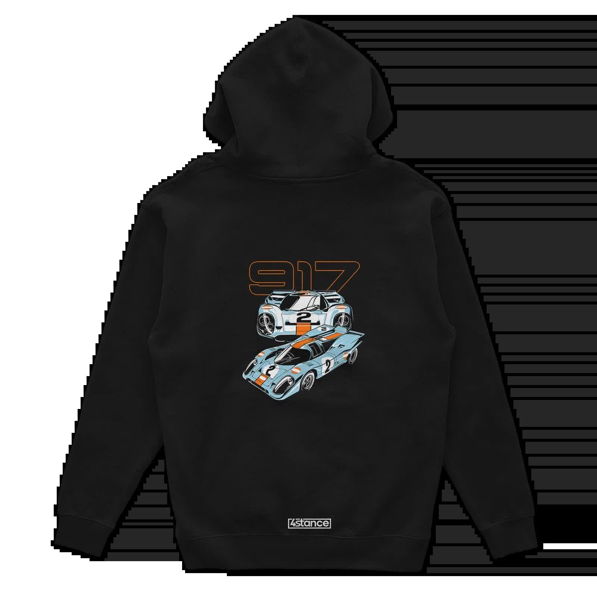 Czarna bluza z kapturem Porsche 917-XS