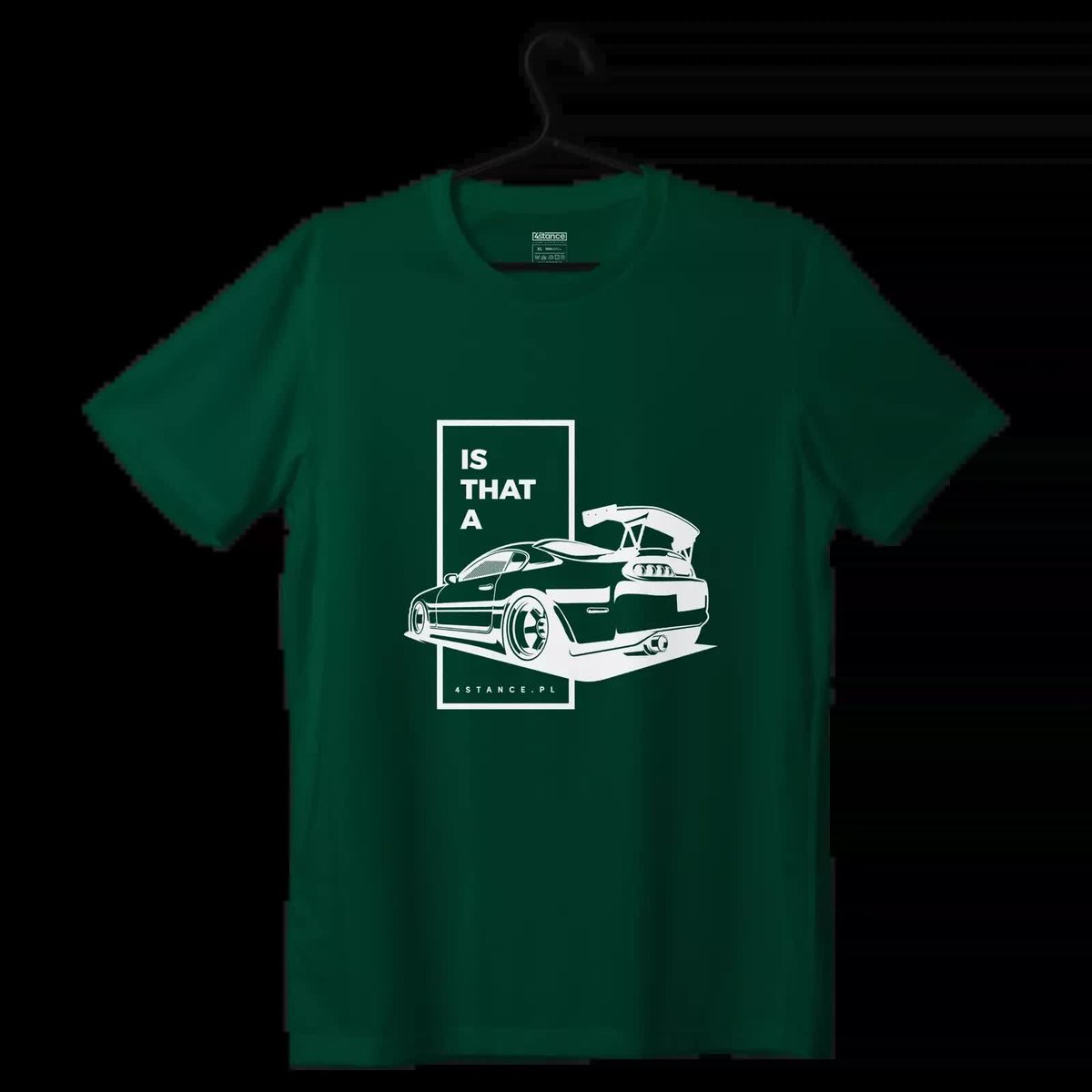 T-shirt koszulka IS THAT A SUPRA JDM zielona-L
