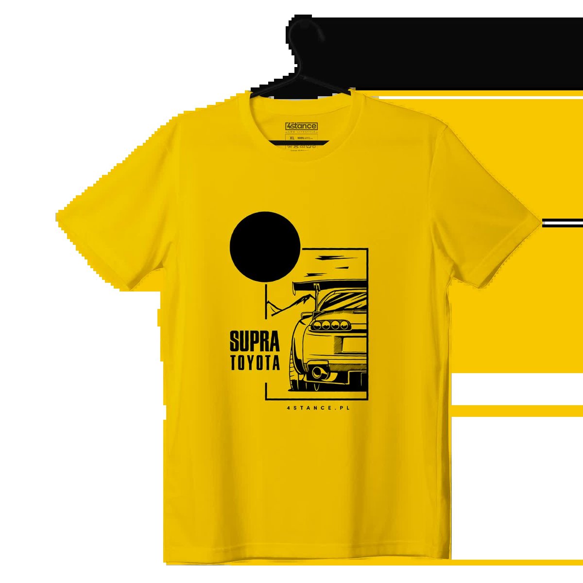 T-shirt koszulka Toyota Supra żółta-S