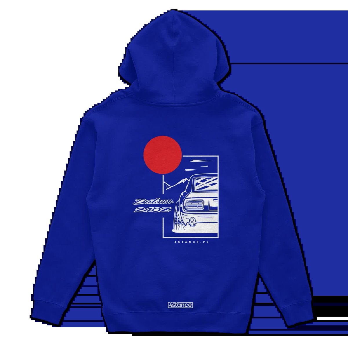 Bluza z kapturem Datsun 240Z niebieska-L