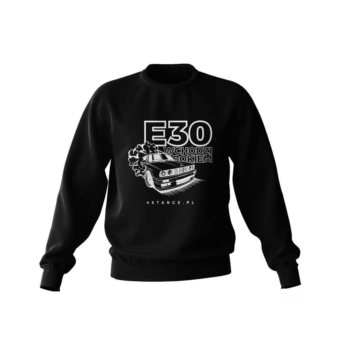 Bluza BMW E30 wchodzi bokiem czarna-M