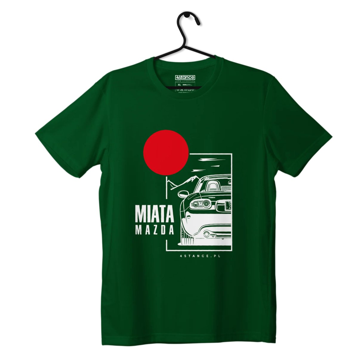 T-shirt koszulka Mazda Miata zielona-XXL