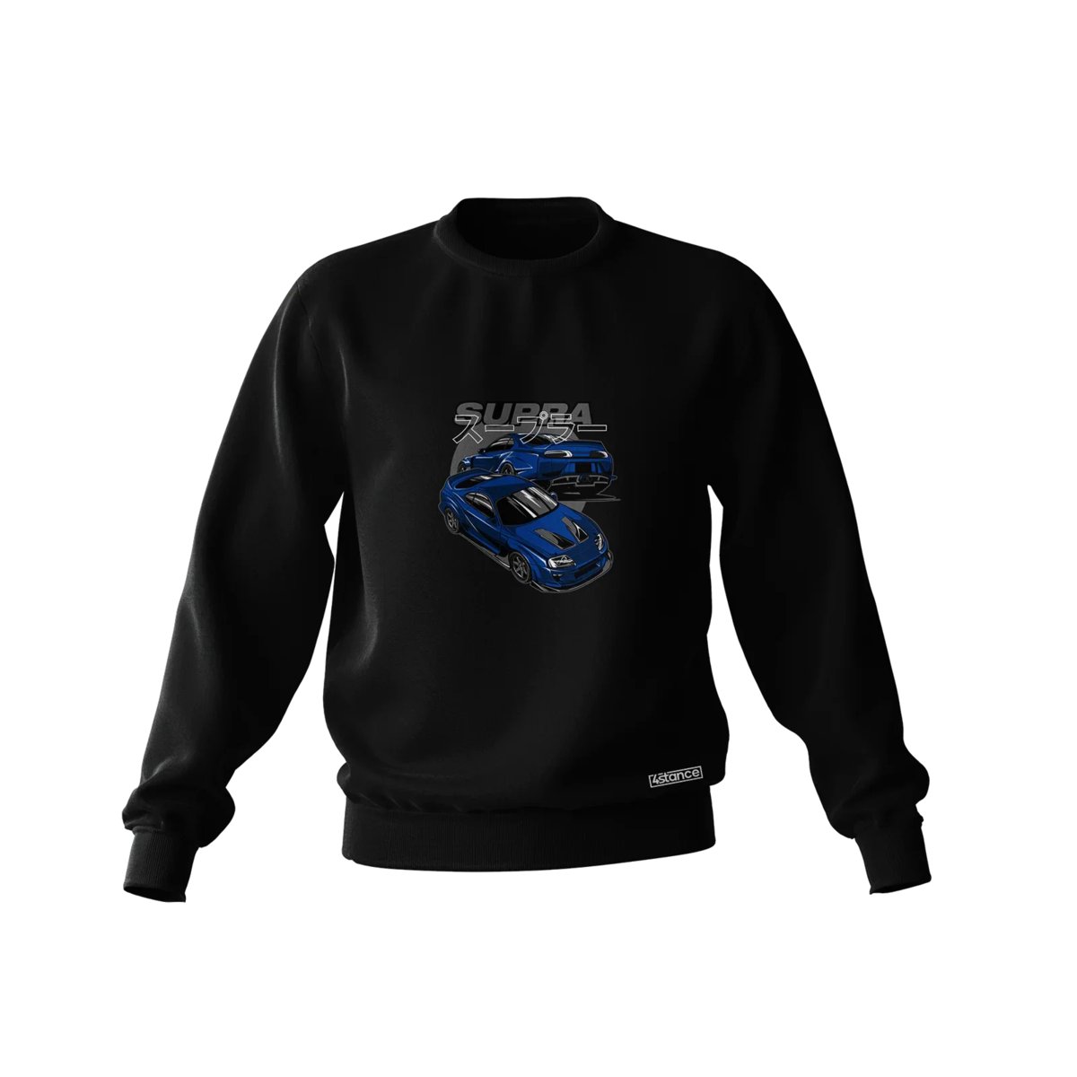 Czarna bluza Toyota Supra mk4 Blue-3XL