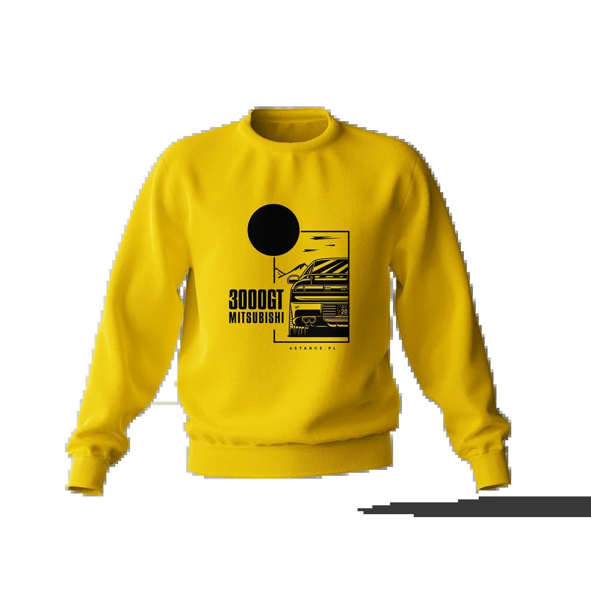 Bluza Mitsubishi 3000GT żółta-3XL