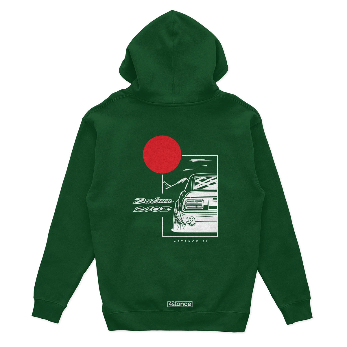 Bluza z kapturem Nissan Datsun 240Z zielona-L