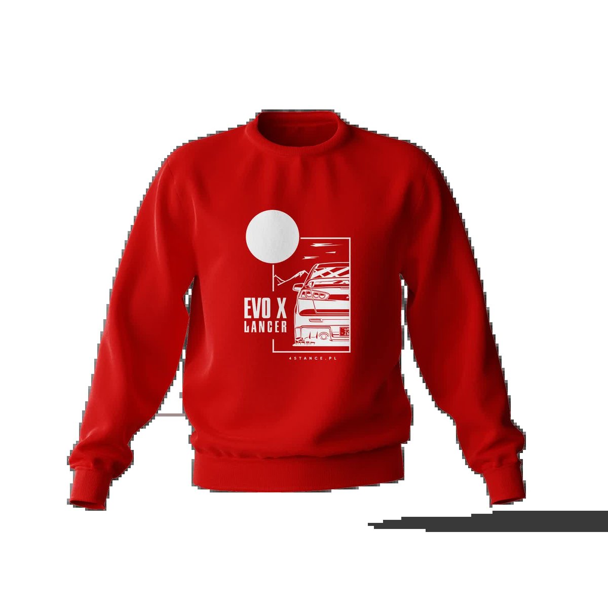 Bluza Mitsubishi Lancer Evo X czerwona-S