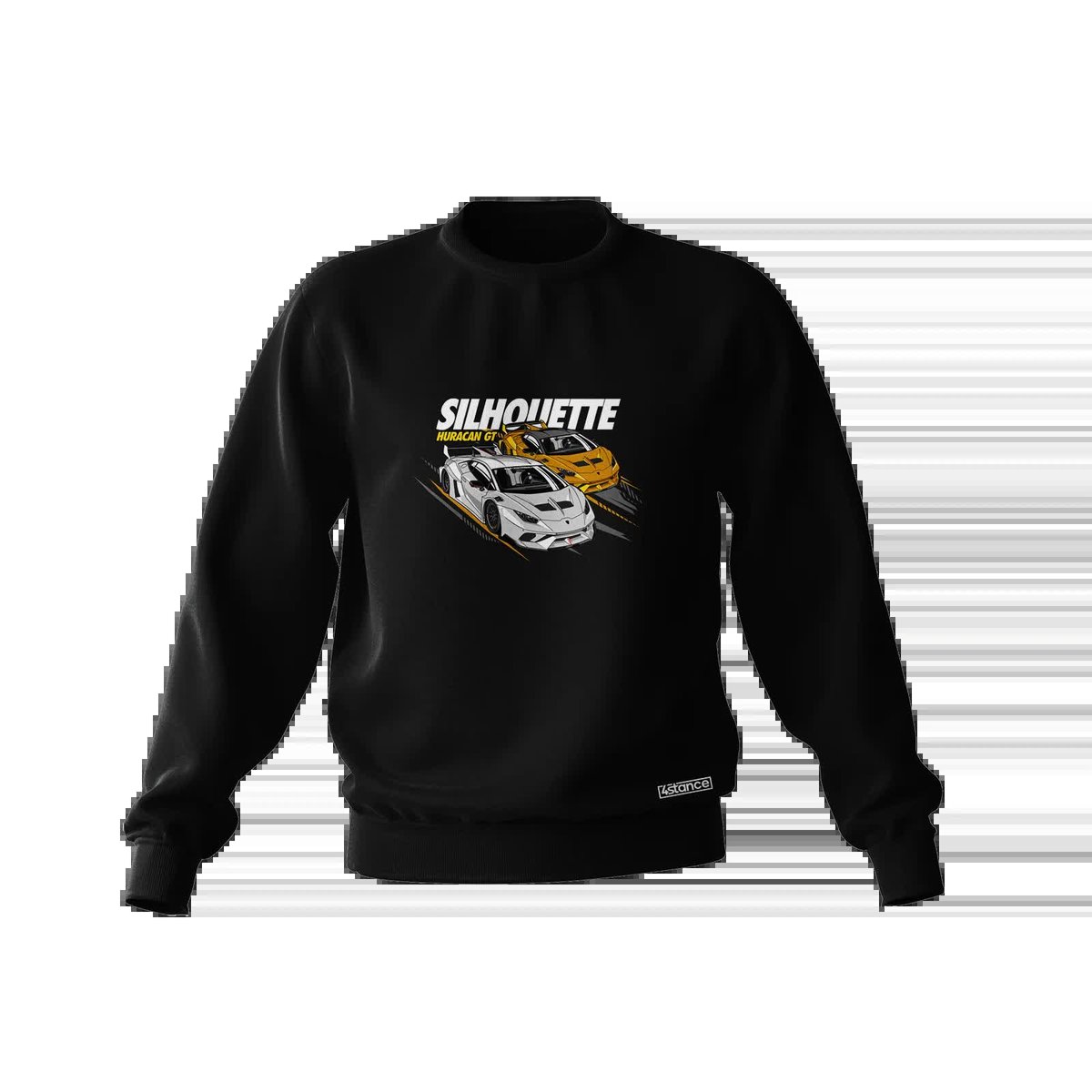 Czarna bluza Lamborghini Silhouette Huracan GT-XL