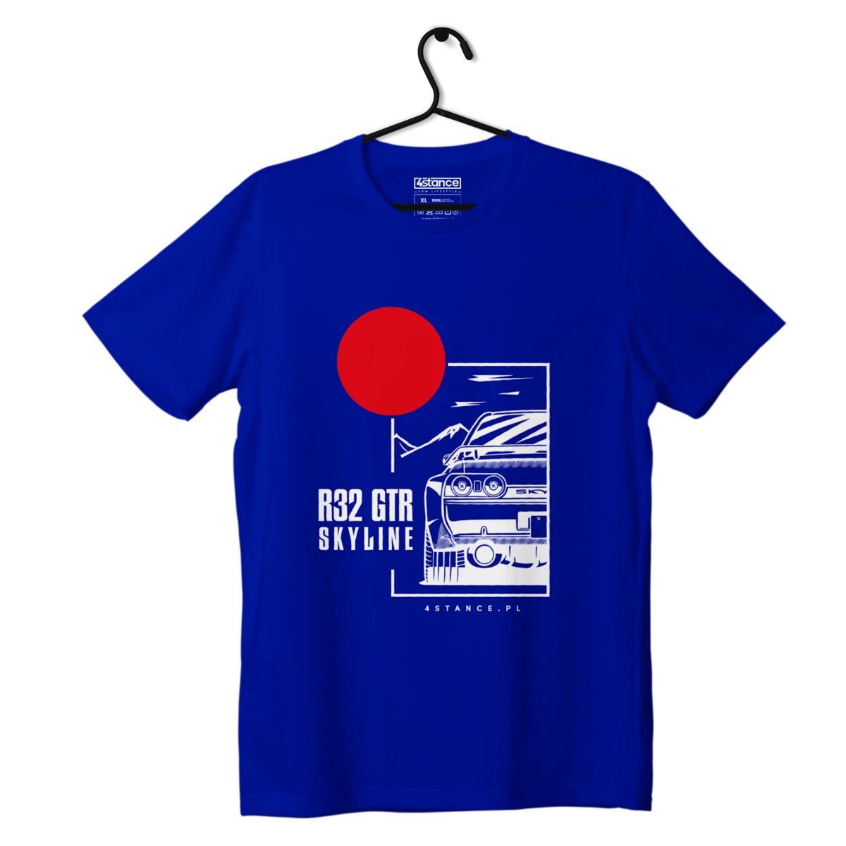 T-shirt koszulka Nissan Skyline 32 GTR niebieska-M