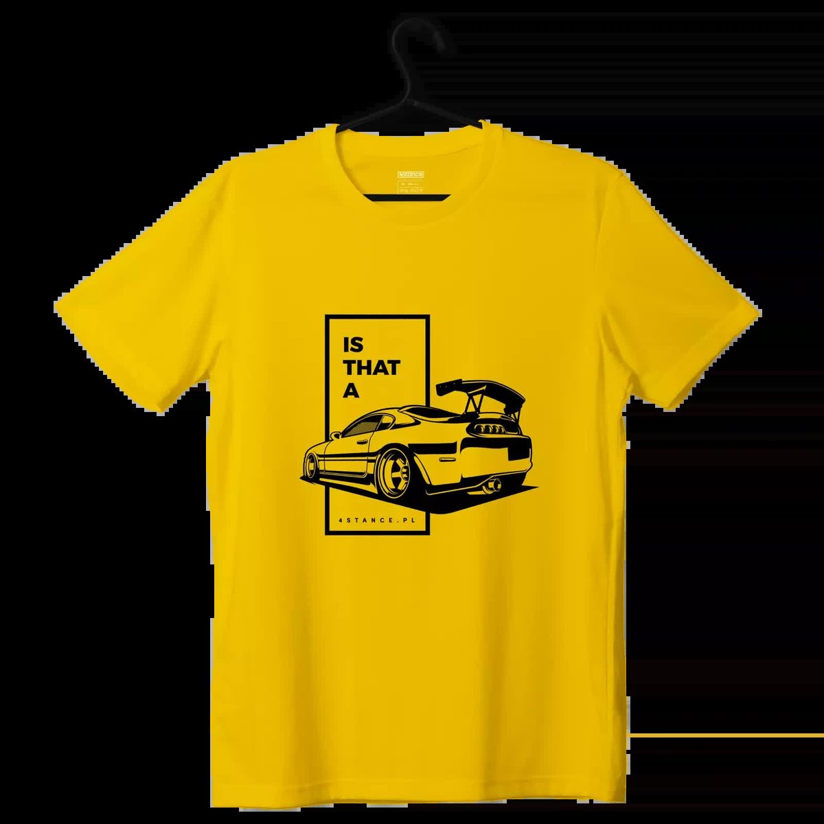 T-shirt koszulka IS THAT A SUPRA JDM żółta-XL