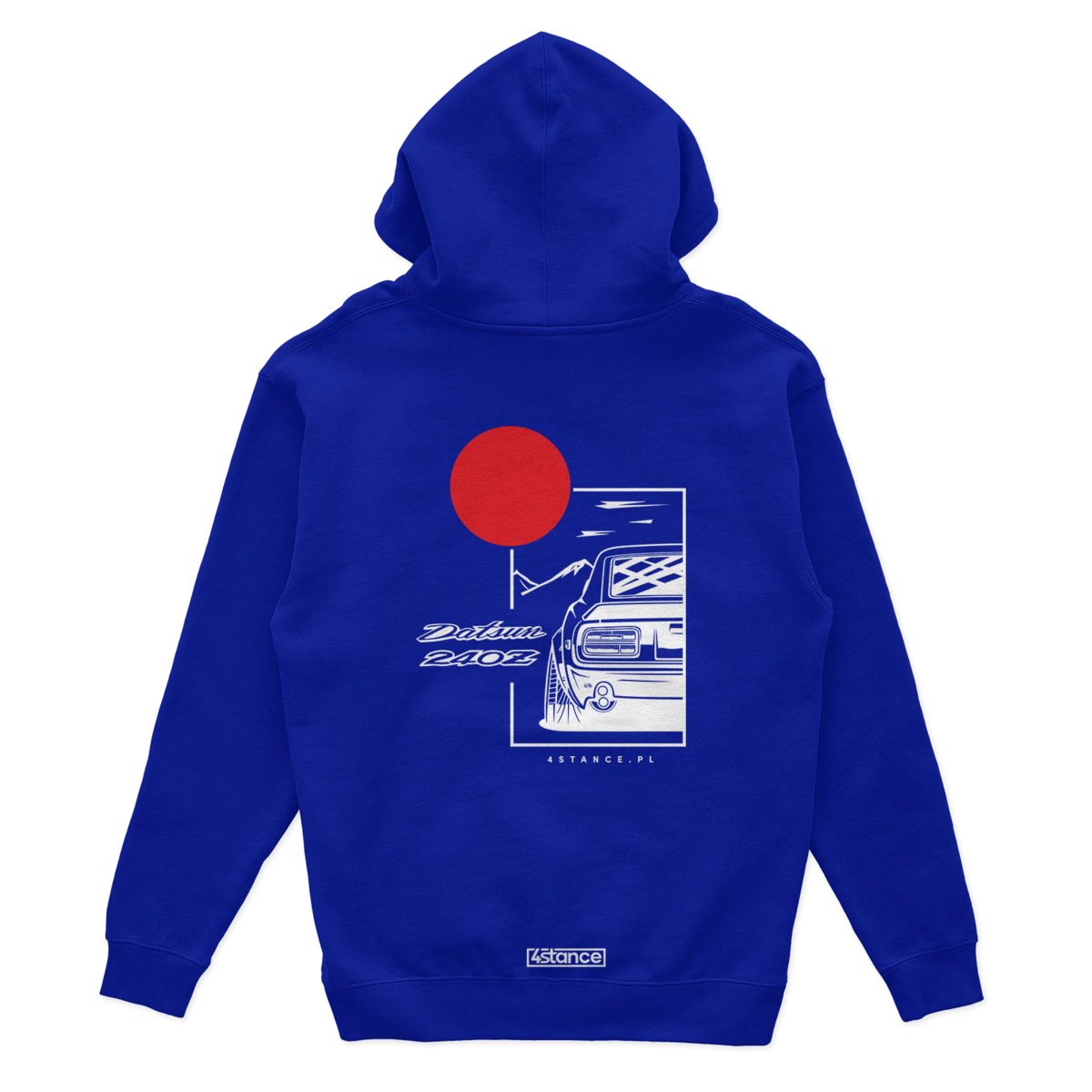 Bluza z kapturem Datsun 240Z niebieska-XXL