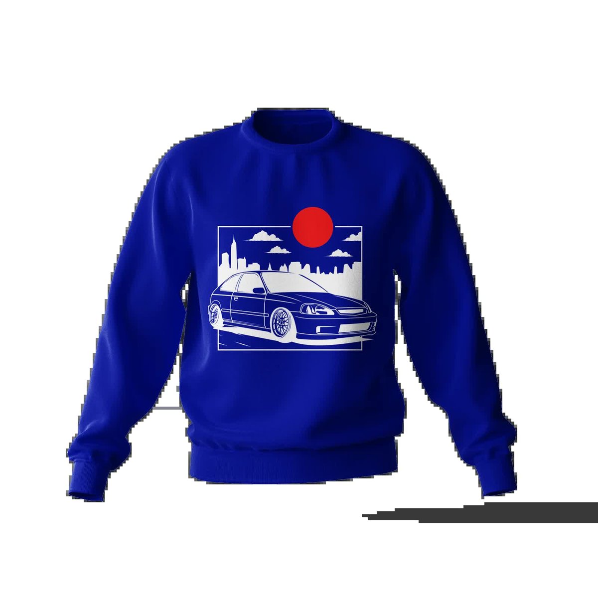 Bluza Honda Civic VI niebieska-3XL