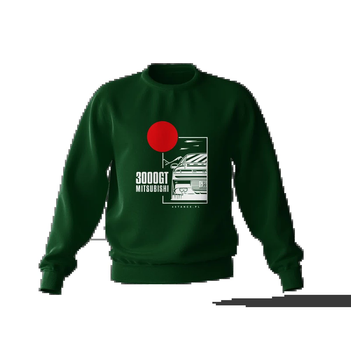 Bluza Mitsubishi 3000GT zielona-S