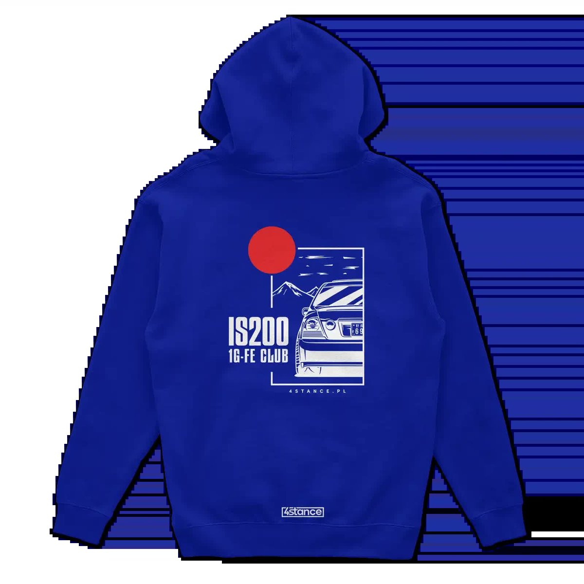 Bluza z kapturem Lexus IS IS200 niebieska-XL