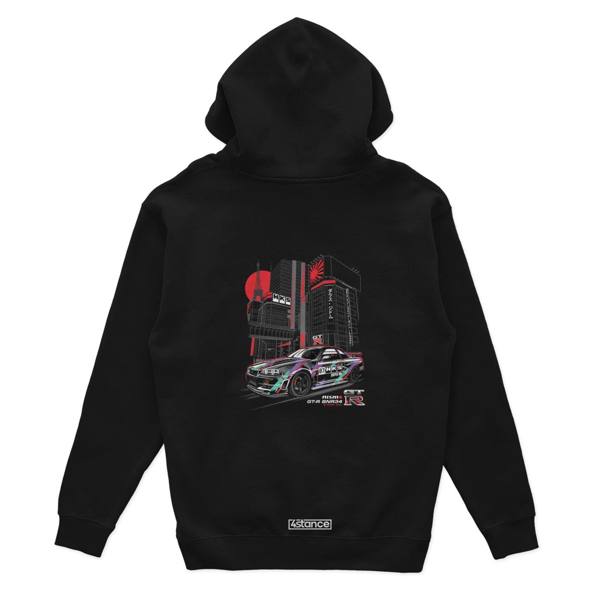 Bluza z kapturem Nissan Skyline GT-R R34 Nismo HKS-XXL