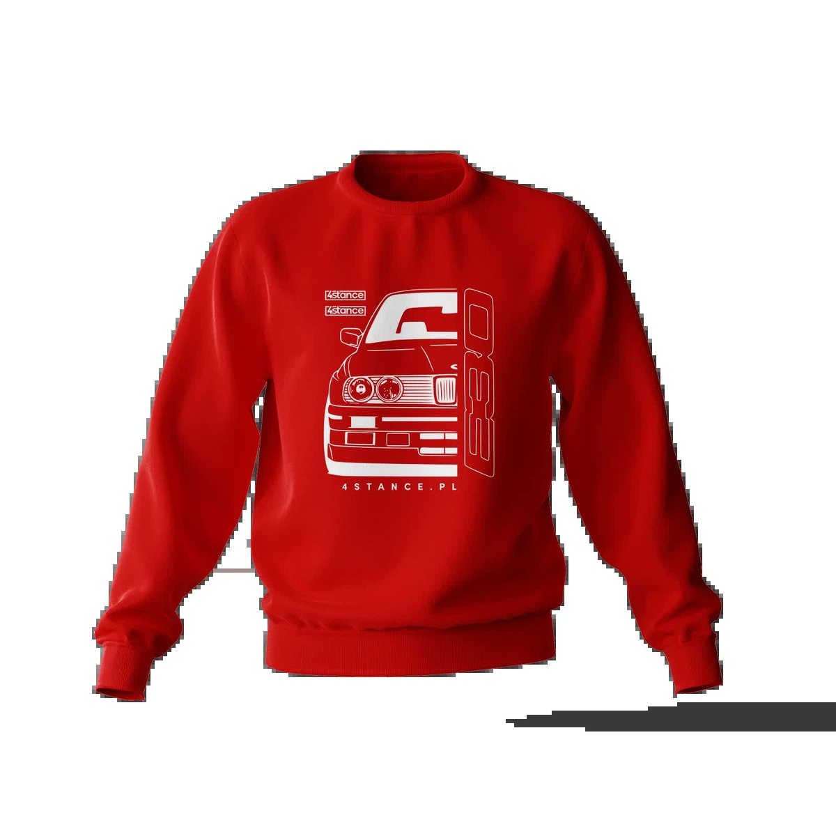 Bluza przód BMW E30 czerwona-M