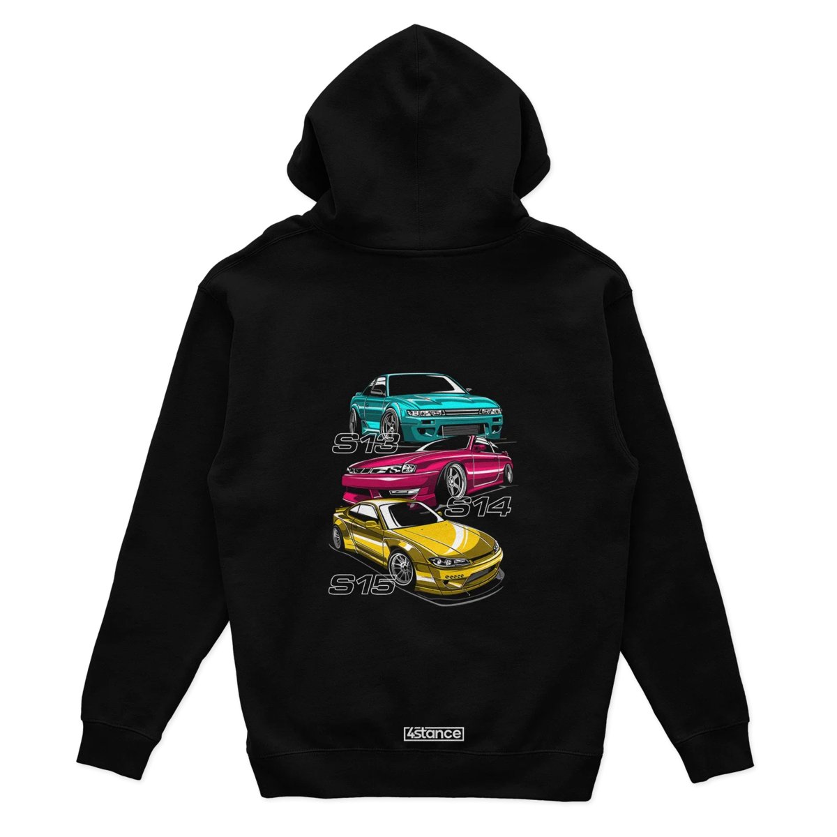 Czarna bluza z kapturem Nissan Silvia S13 S14 S15-M