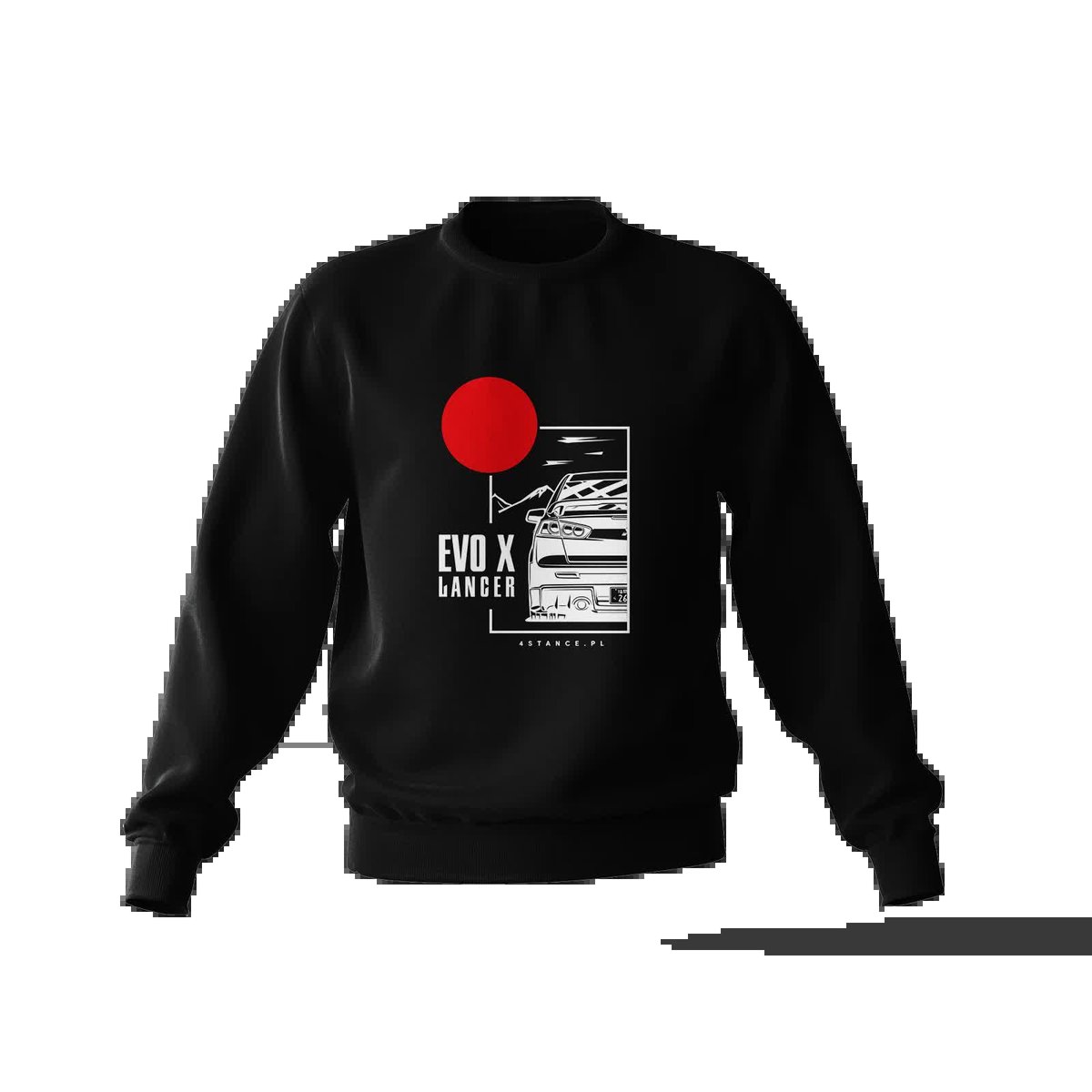 Bluza Mitsubishi Lancer Evo X czarna-XXL