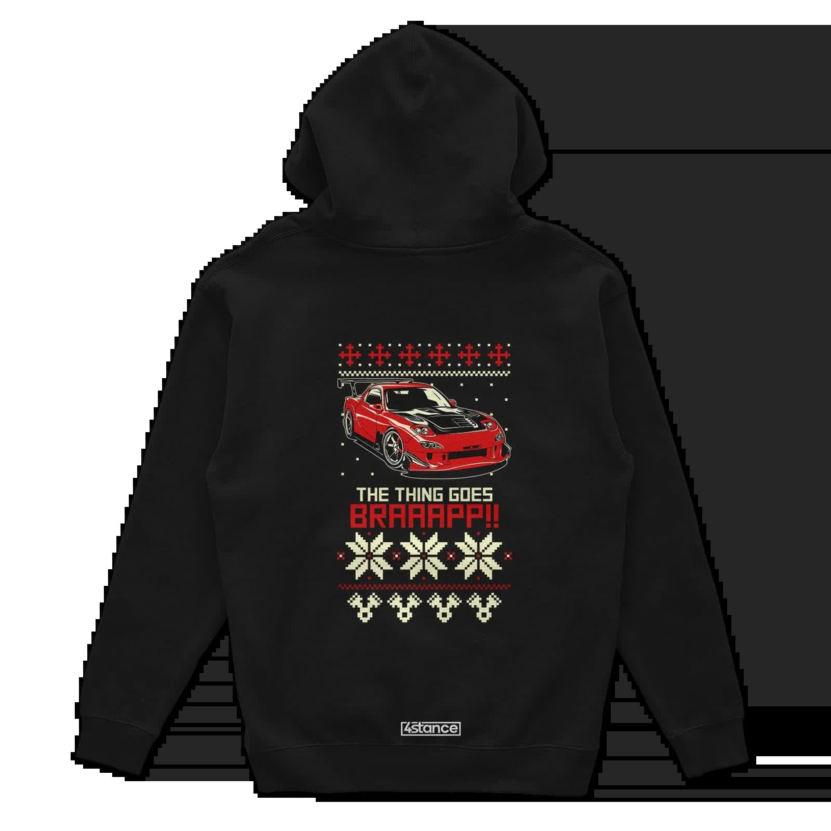 Bluza z kapturem Mazda RX7 Ugly Christmas Sweater -3XL