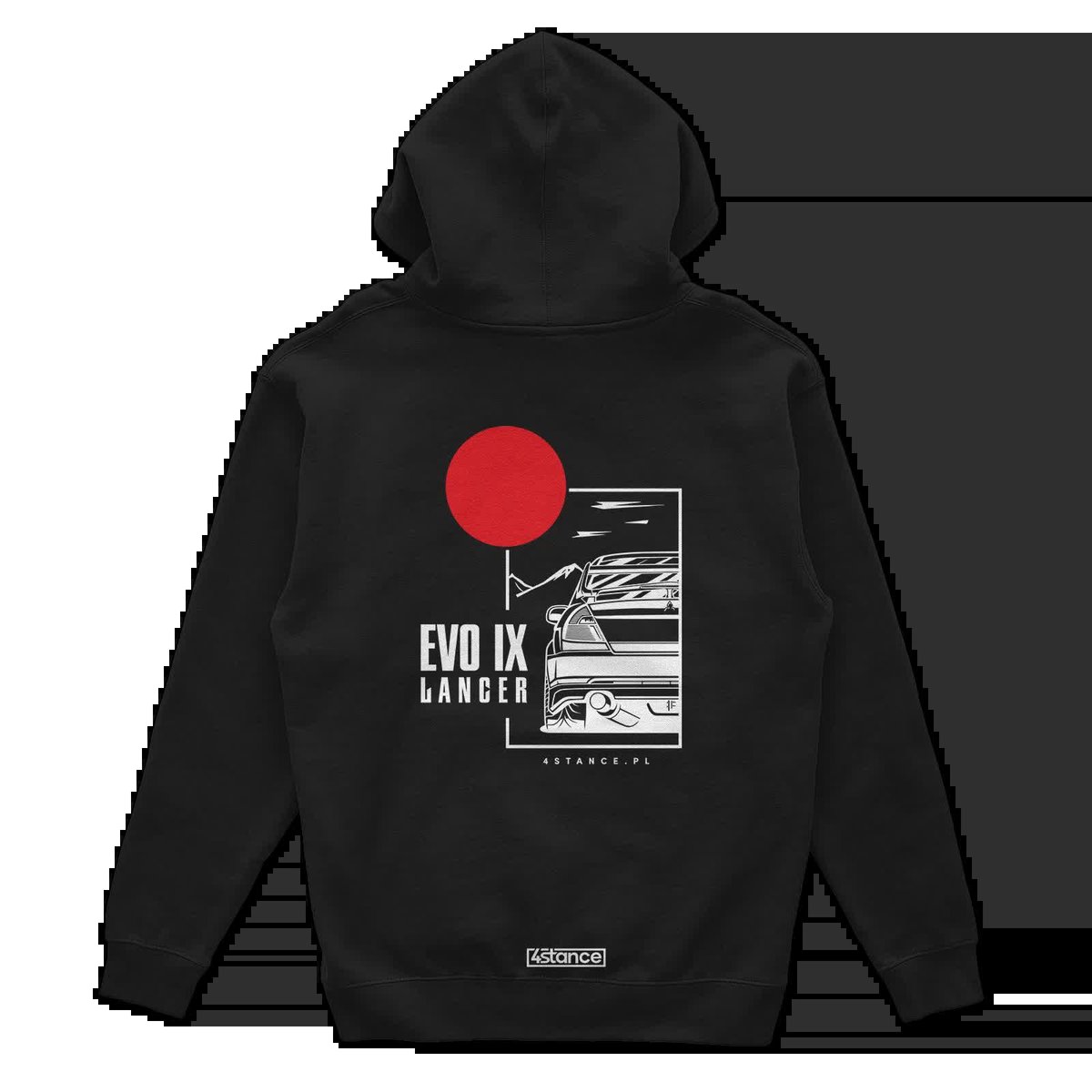 Bluza z kapturem Mitsubishi Lancer Evo IX czarna-M