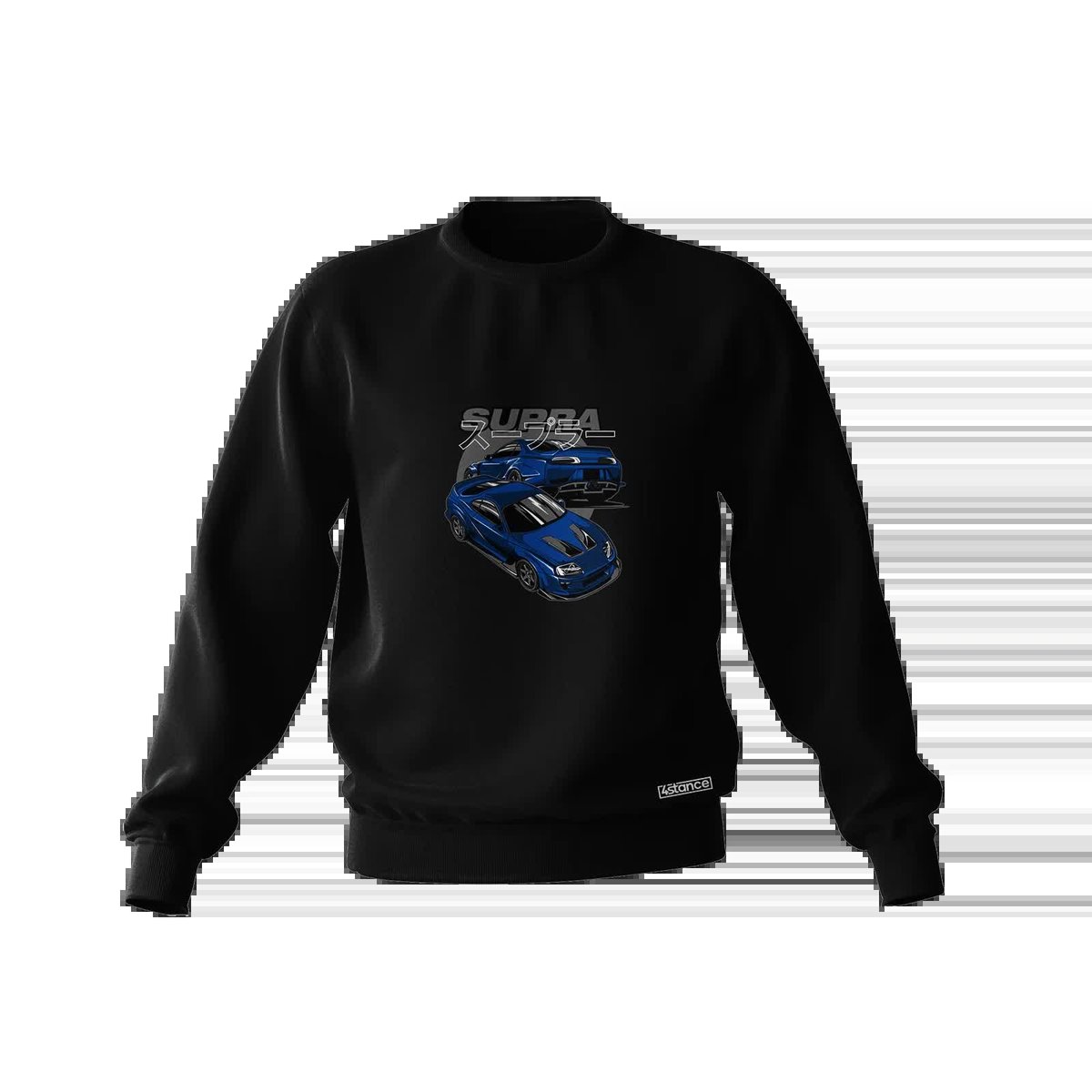 Czarna bluza Toyota Supra mk4 Blue-XXL