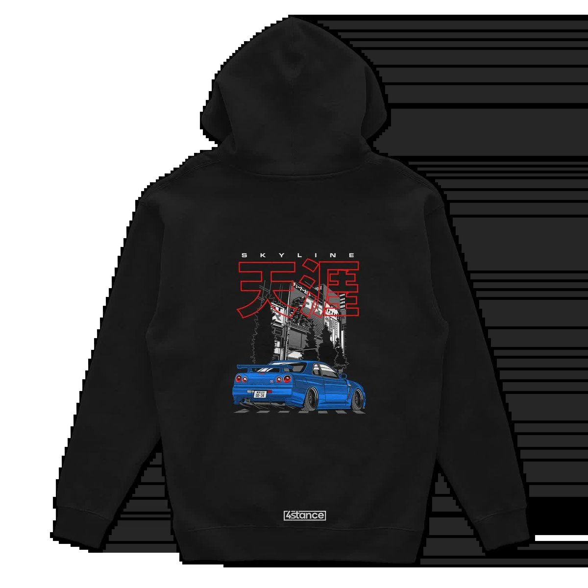 Bluza z kapturem Nissan Skyline GT-R R34 Stance-XL
