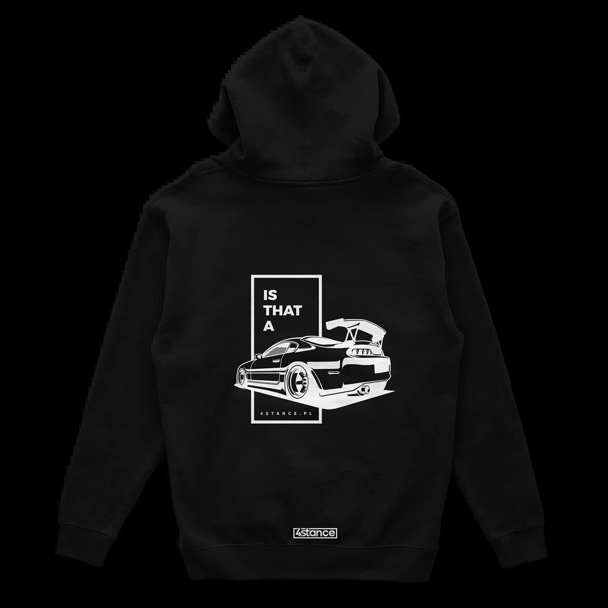 Bluza kangurka IS THAT A SUPRA czarna-XXL