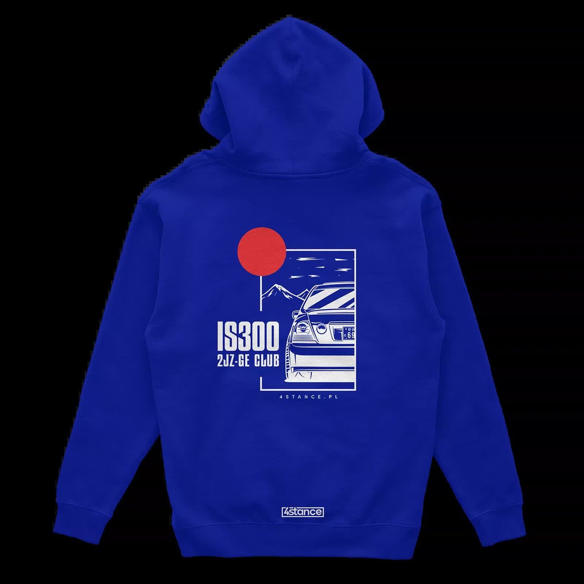 Bluza z kapturem Lexus IS IS300 niebieska-S
