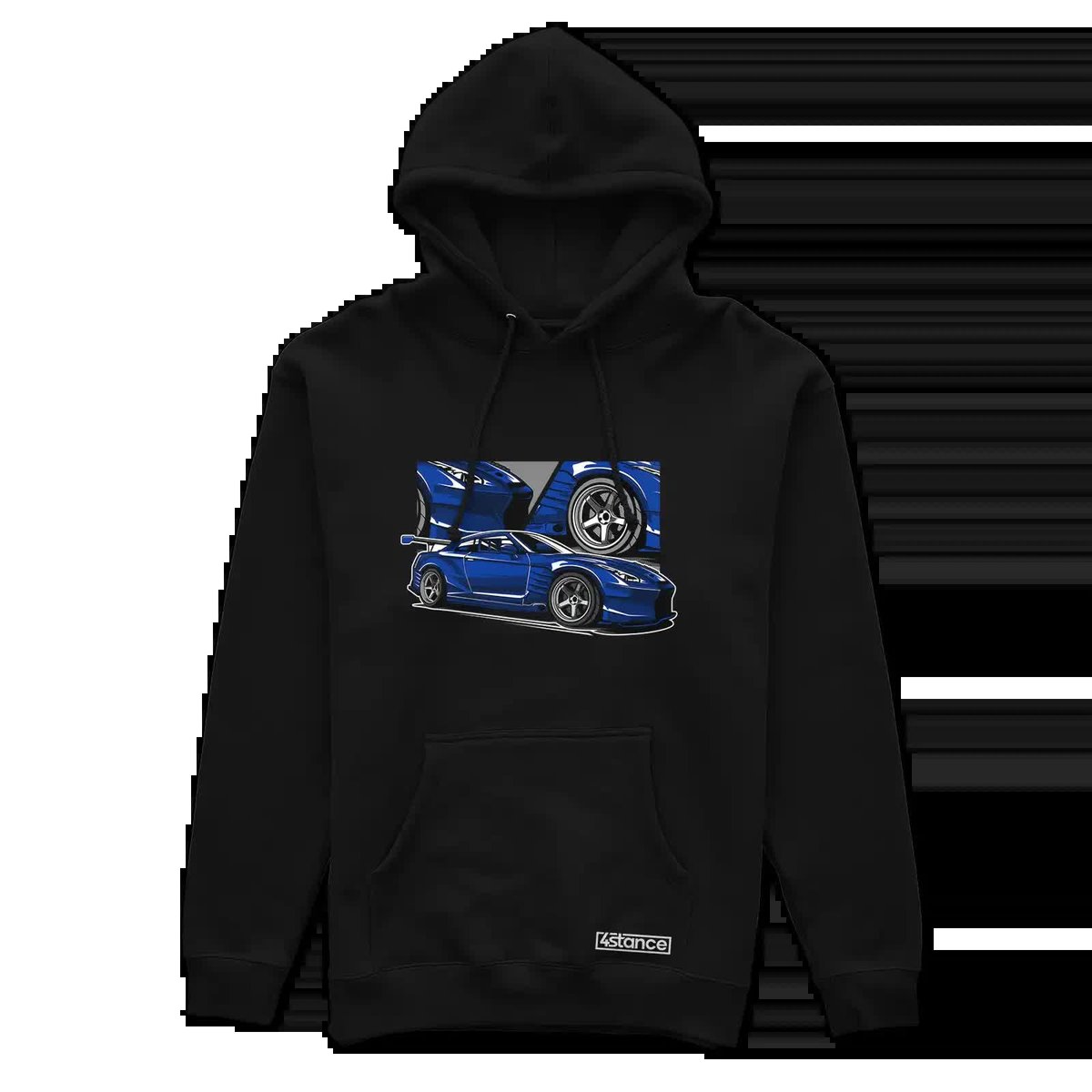 Bluza z kapturem Nissan Skyline GT-R R35 Blue-XXL