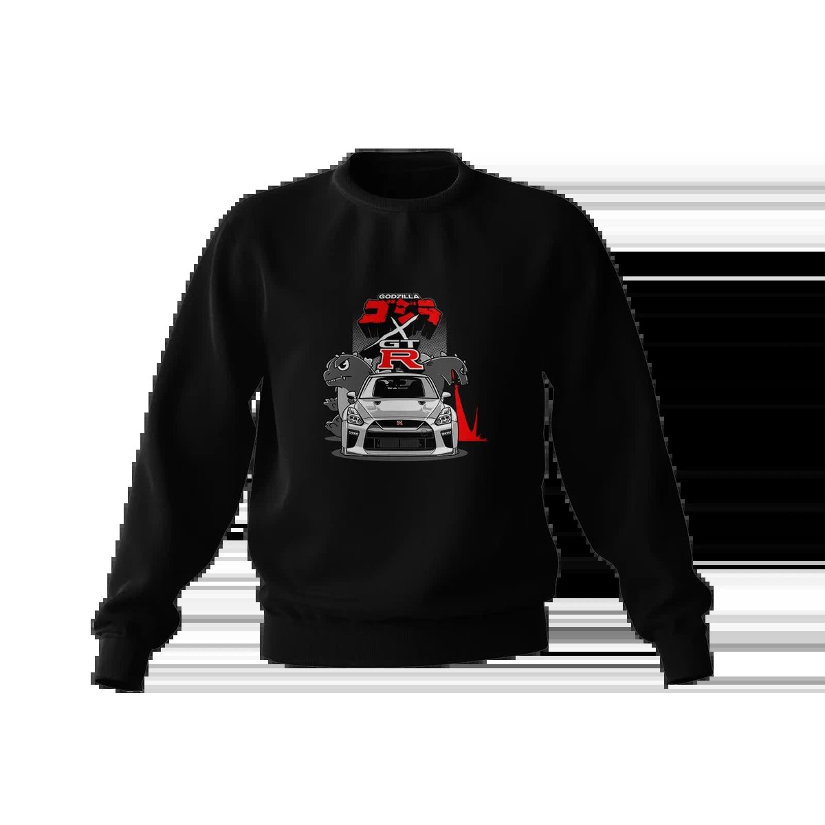 Czarna bluza Nissan Skyline GT-R R35 Godzilla-L