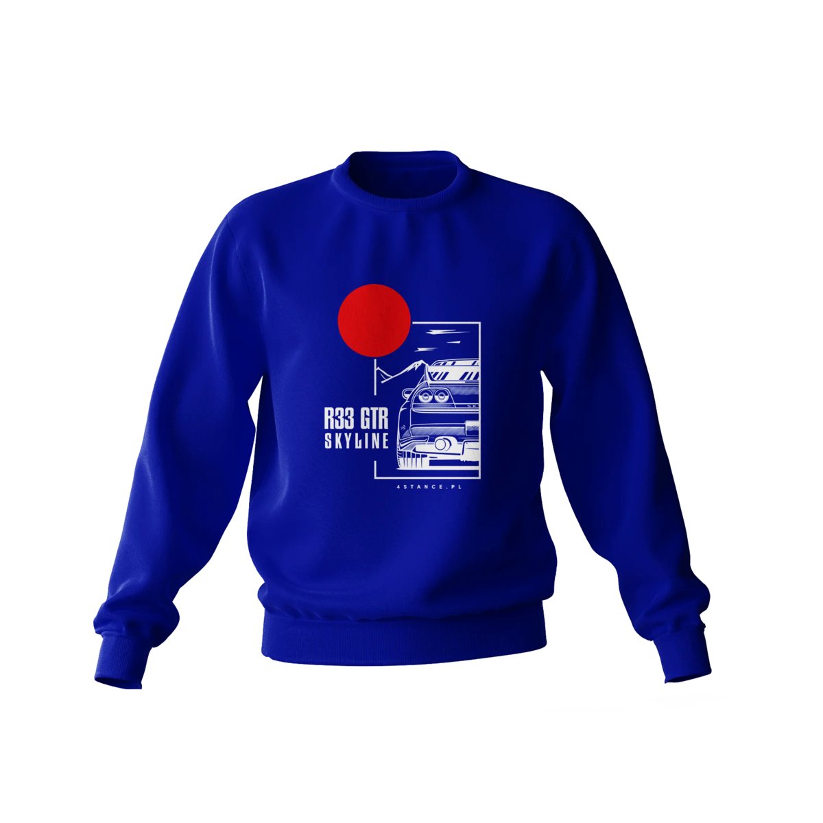 Bluza Nissan Skyline R33 GTR niebieska-XL