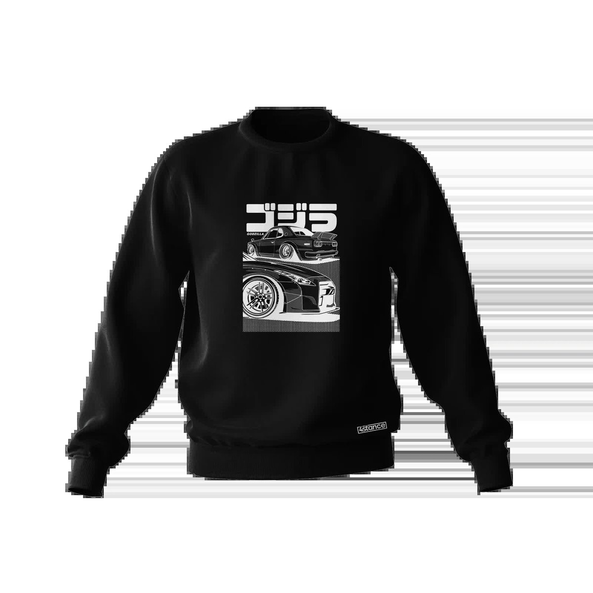 Czarna bluza Nissan Skyline GT-R GOJIRA-XXL