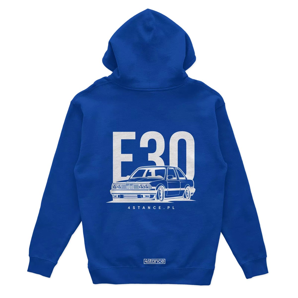 Bluza z kapturem BMW E30 Classic niebieska-XXL