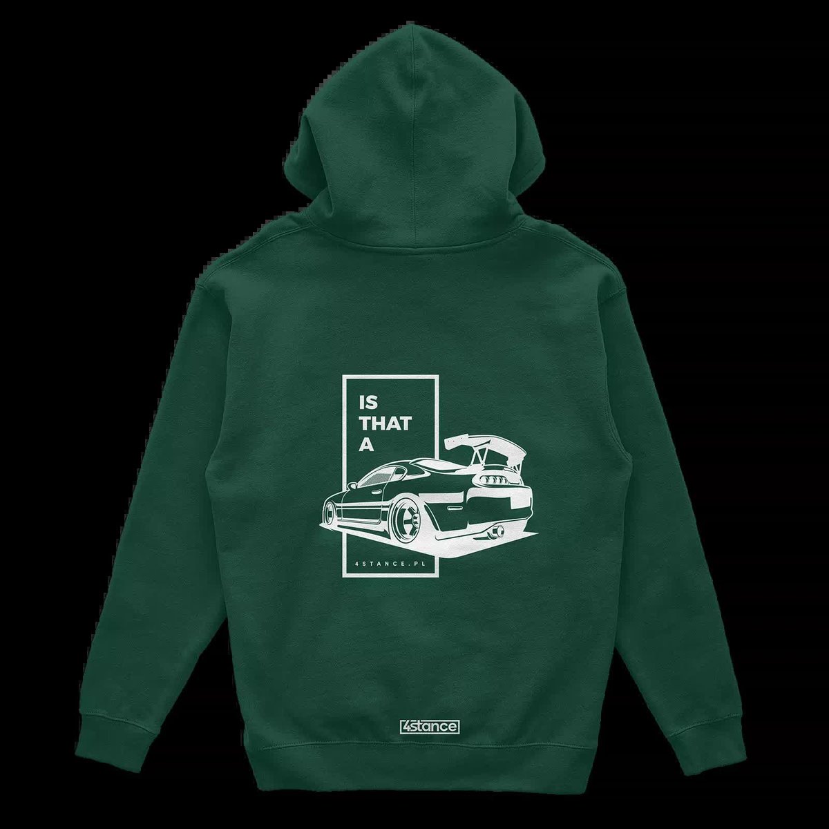 Bluza kangurka IS THAT A SUPRA zielona-XL