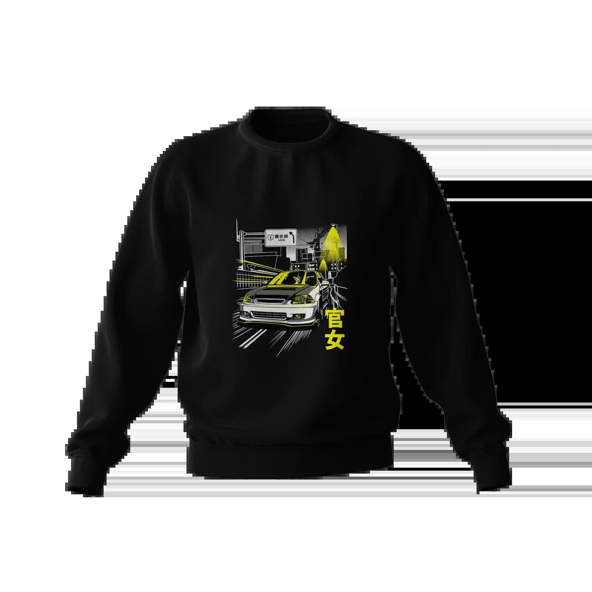Czarna bluza Honda Civic EG5 Kanjo-XL