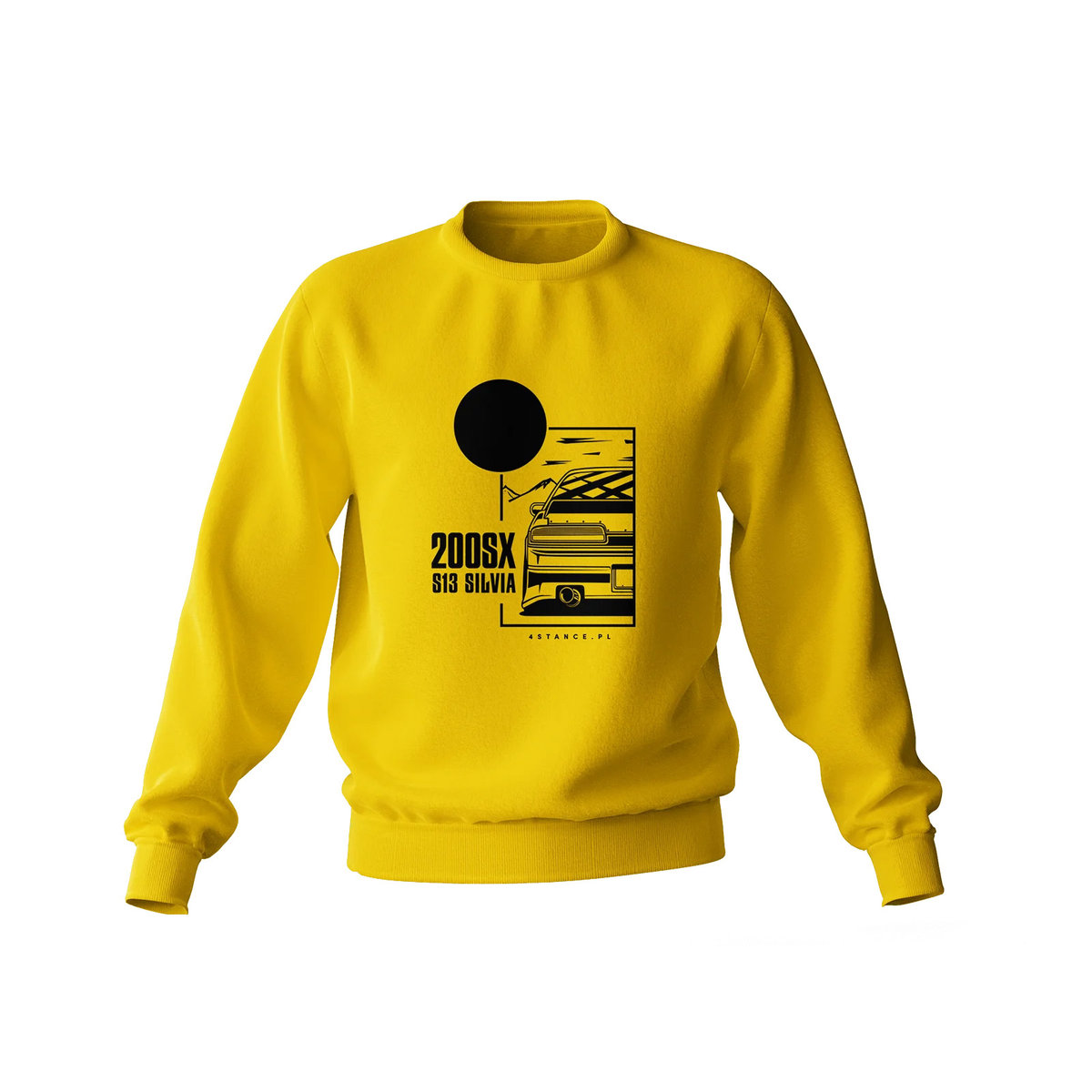 Bluza Nissan 200SX żółta-XL