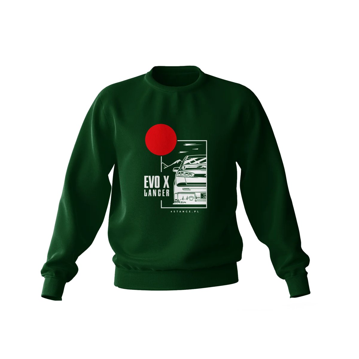 Bluza Mitsubishi Lancer Evo X zielona-XL