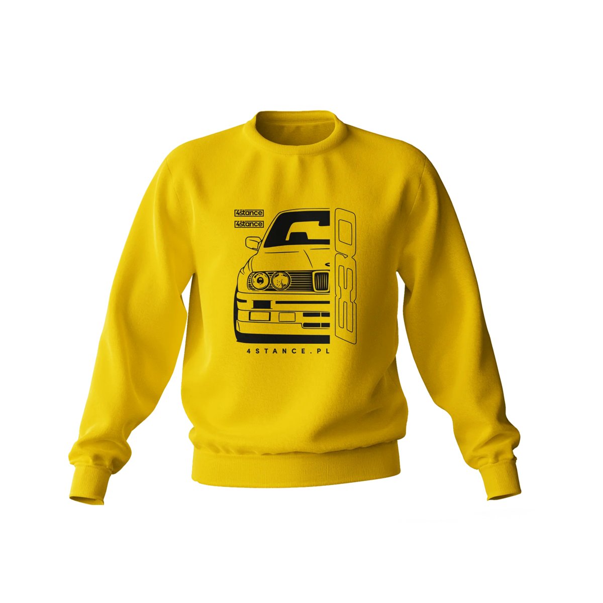 Bluza przód BMW E30 żółta-L