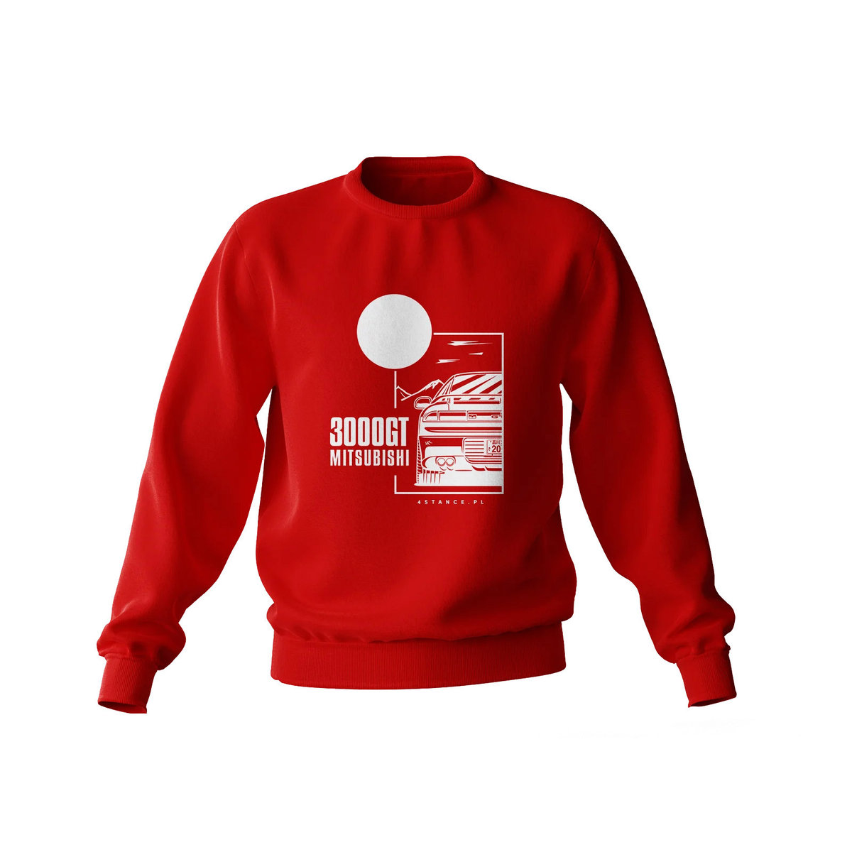 Bluza Mitsubishi 3000GT czerwona-L
