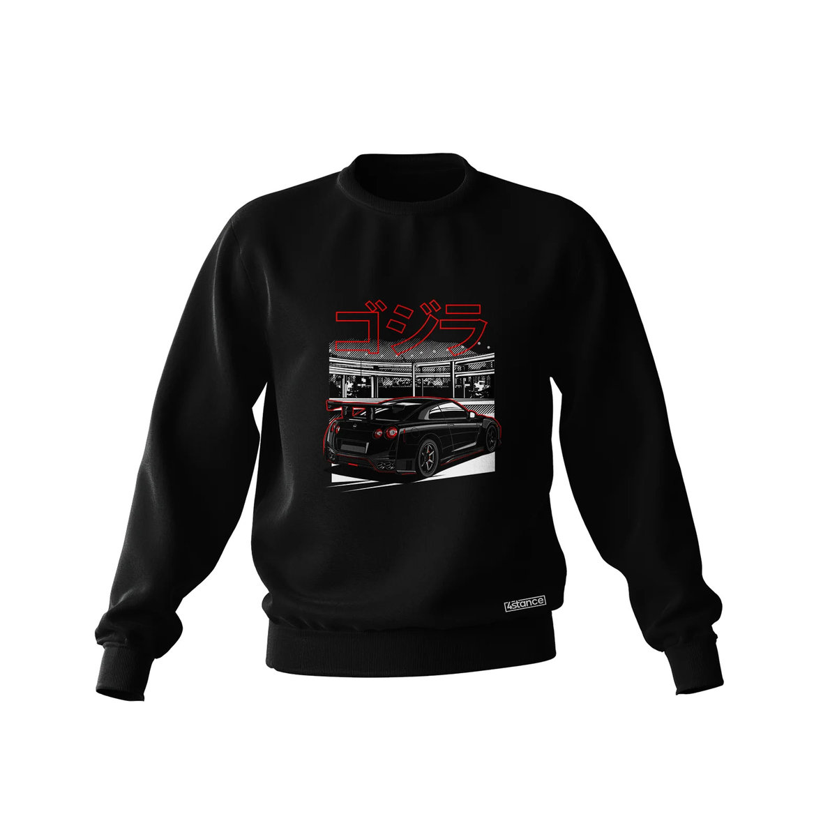 Czarna bluza Nissan Skyline GT-R R35 Back-XS
