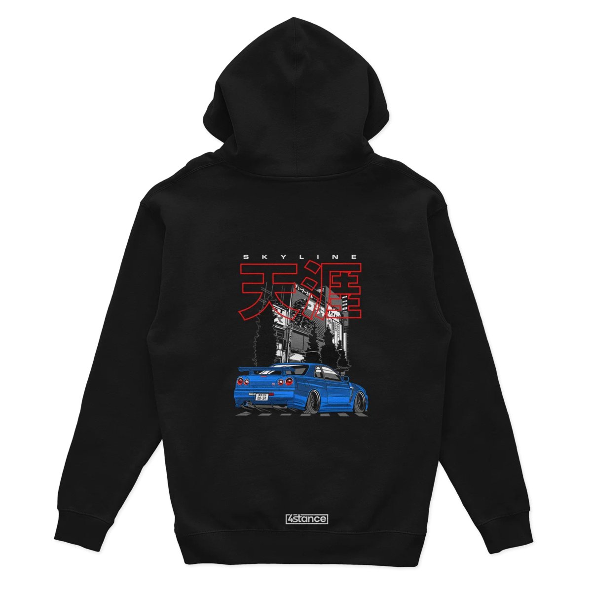 Bluza z kapturem Nissan Skyline GT-R R34 Stance-S