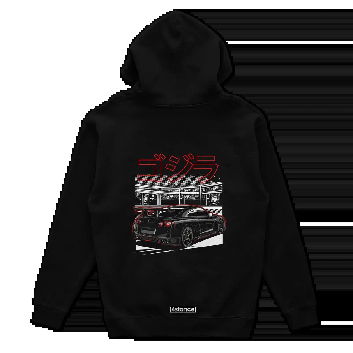 Bluza z kapturem Nissan Skyline GT-R R35 Back-M