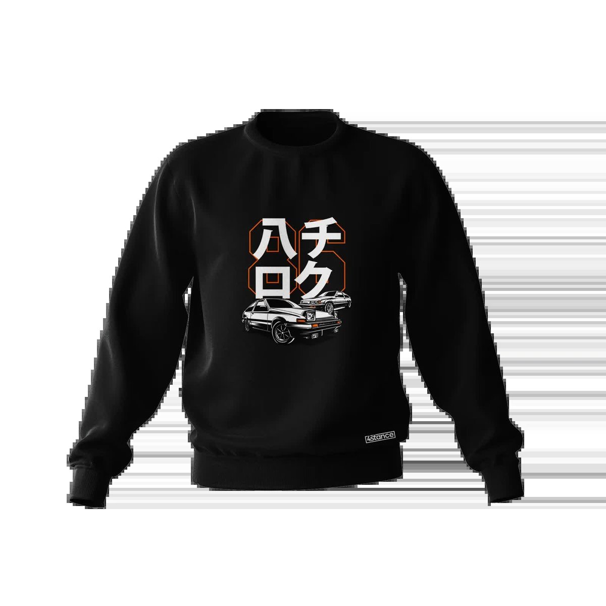 Czarna bluza Toyota AE86 HACHIROKU-S