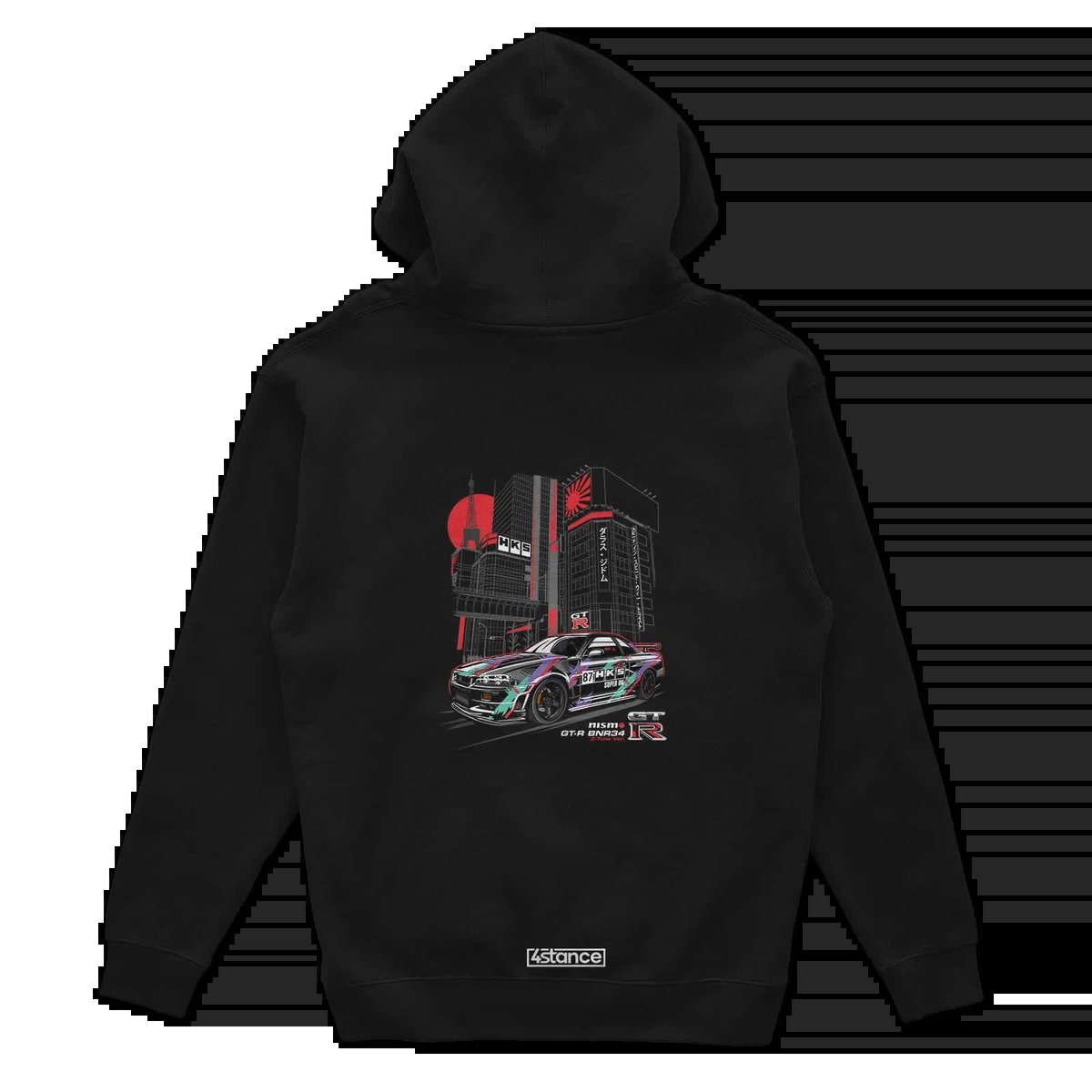 Bluza z kapturem Nissan Skyline GT-R R34 Nismo HKS-3XL