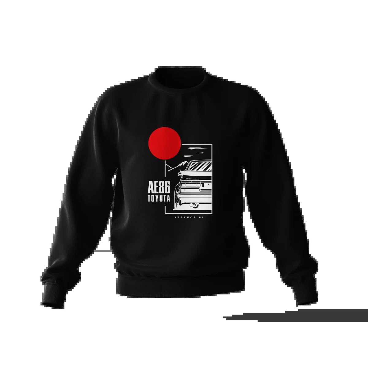 Bluza Toyota AE86 czarna-XS