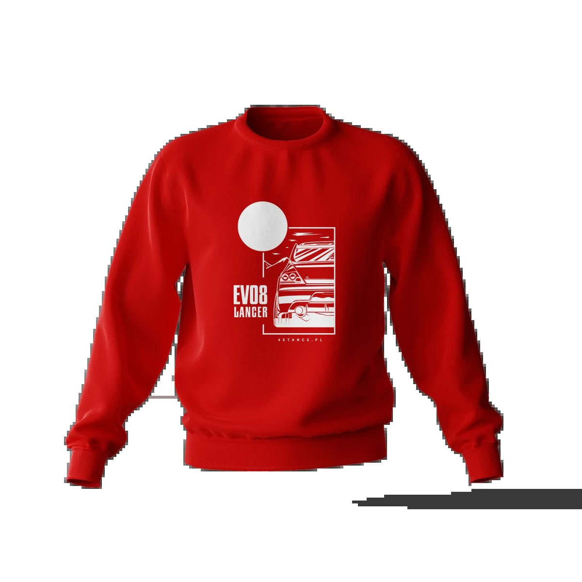 Bluza Mitsubishi Lancer Evo 8 czerwona-3XL