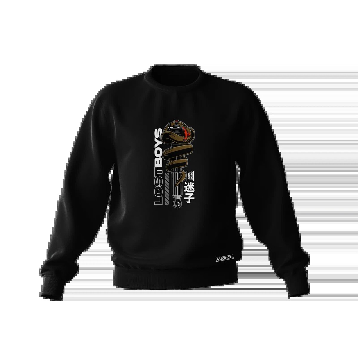 Czarna bluza SNAKE COILOVER-XXL