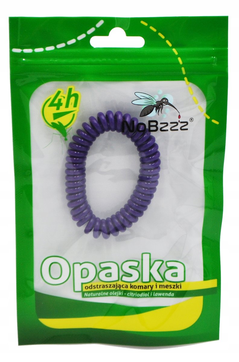 NoBzzz OPASKA NA KOMARY i MESZKI DLA DZIECI Fiolet