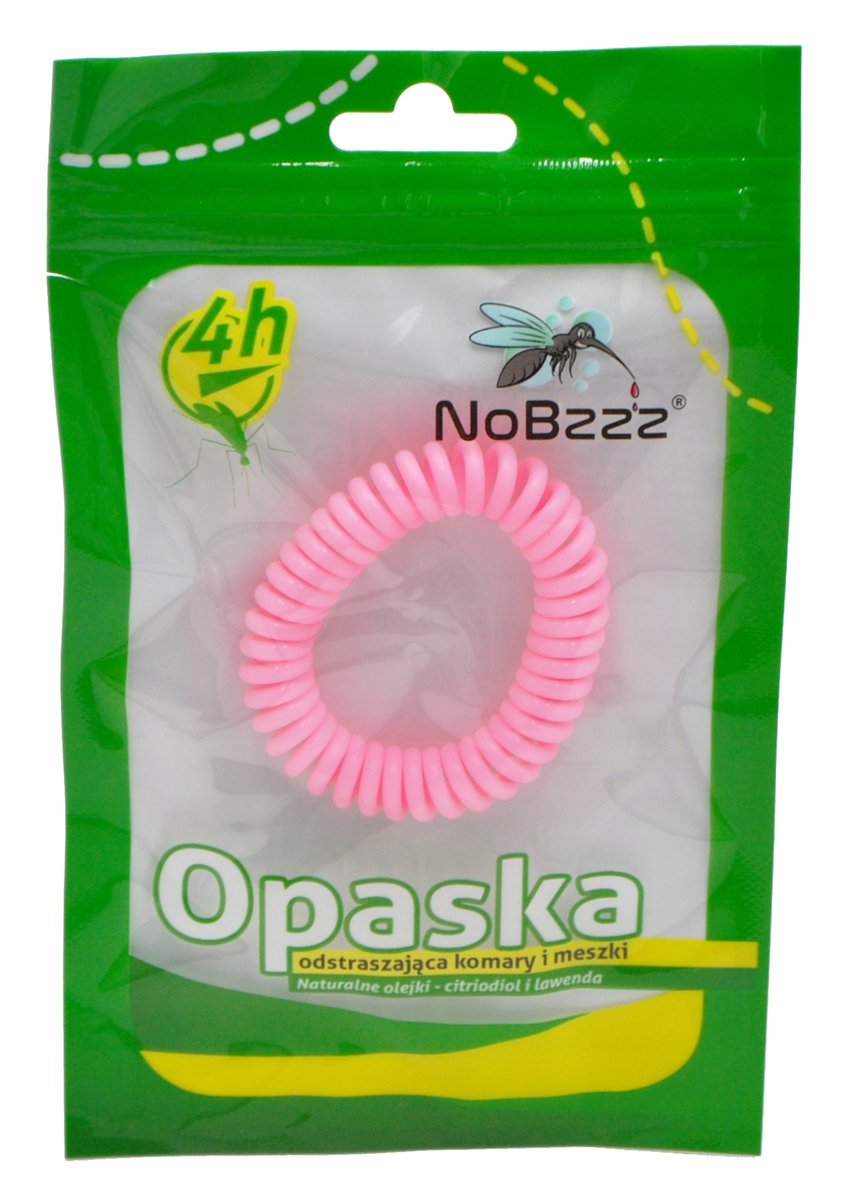 NoBzzz OPASKA NA KOMARY i MESZKI DLA DZIECI Róż